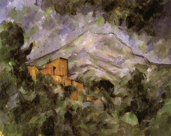 Paul Cezanne Mont Sainte-Victoire and Chateau Noir Norge oil painting art